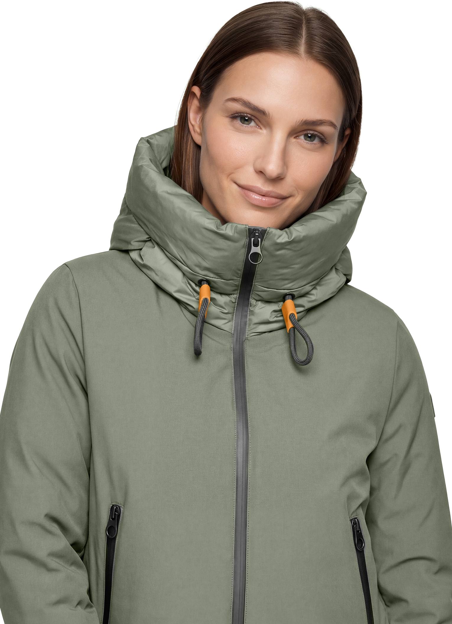 Steppjacke GIL BRET, Damen, Gr. 36, grün (shiny forest), Steppware, Obermaterial: 100% Polyamid, unifarben, normal hüftlang, Rundhals, Jacken Steppjacke, mit Kapuze und Kordelzug shiny forest 36