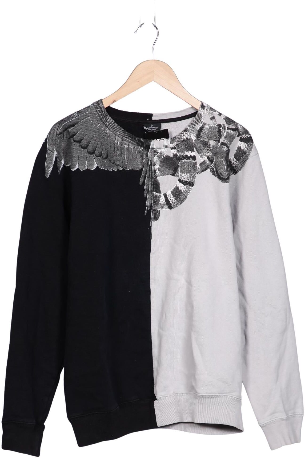 Marcelo Burlon Herren Sweater, Mehrfarbig, Gr. XL, Baumwolle - Second Hand