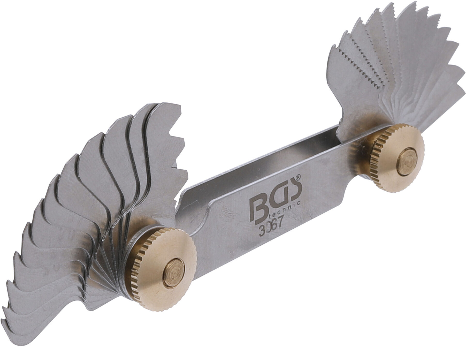 BGS Gewindeschablone 24 Blatt metrisch 0,25 - 6,00 mm ; BGS technic (3067)