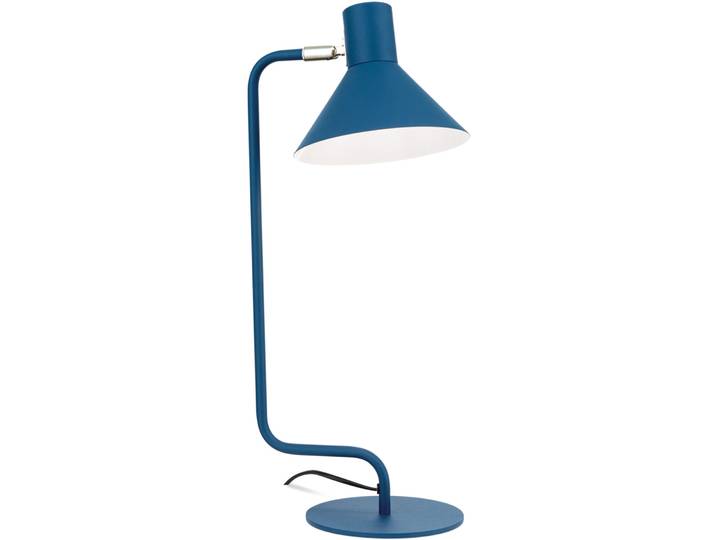 Tischlampe Viktoria blau Stahl H 51 cm