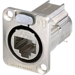 Neutrik Ethercon CAT6A D Shape IDC Connector, Elektronikkabel + Stecker, Silber
