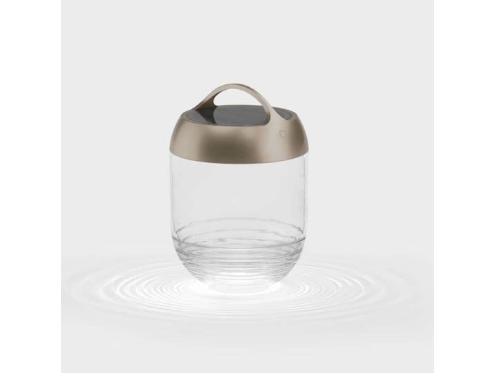 IP44.de Solar-Akkuleuchte aqu - bright bronze , M Clean, Modern