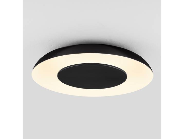 Plafonnier Epos Ø 40cm Noir/Noir Aluminium LED non-remplaçables Module LED