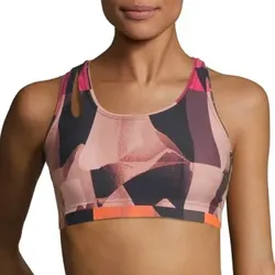 Casall BH Move Around Sports Bra Rosa Muster X-Small Damen