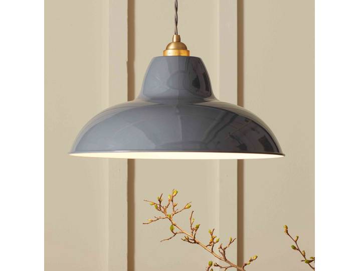 Suspension Original 1227 Brass Midi Wide, grise - Anglepoise - Salon / séjour - Design - Métal - À ampoule unique