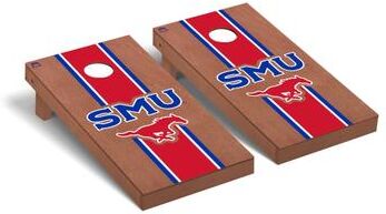 Skip's Garage Southern Methodist University SMU Mustangs 2x4 Pro Cornhole Boards - V8