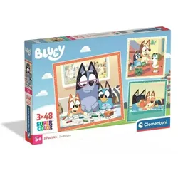 Bluey Puzzle – Set mit 3 x 48 Teilen
