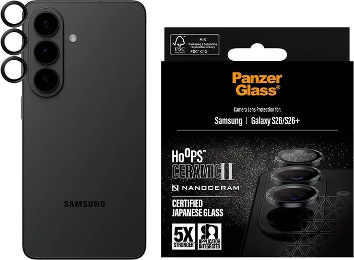 PanzerGlass Hoops Ceramic II Samsung Galaxy S26/S26+