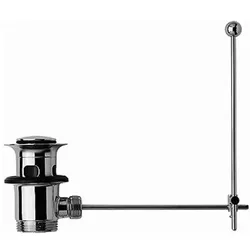 Duravit ME by Starck Kniehebelventil 0050511000 chrom, Betätigung senkrecht