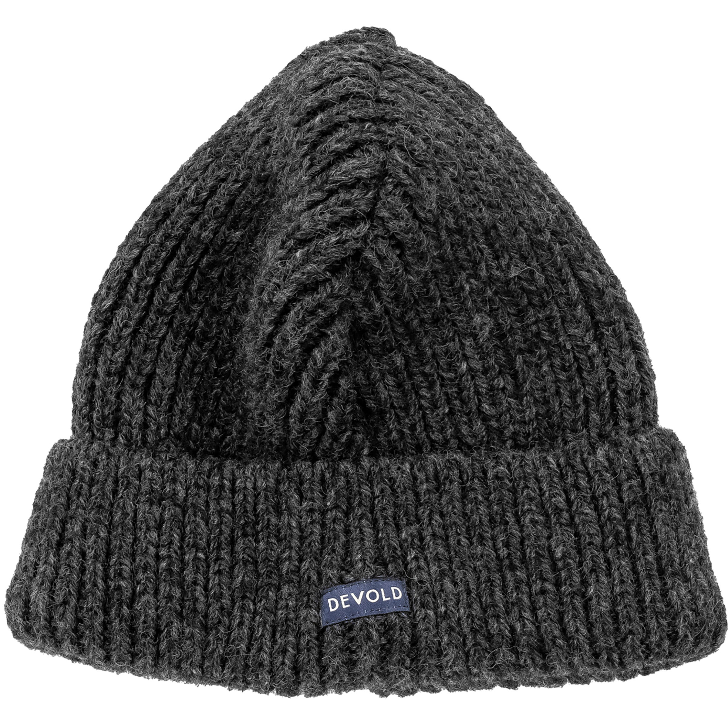 Devold Nansen Wool Mützen & Beanies grau Größe 58 Lifestyle Schnell trocknend Merinowolle