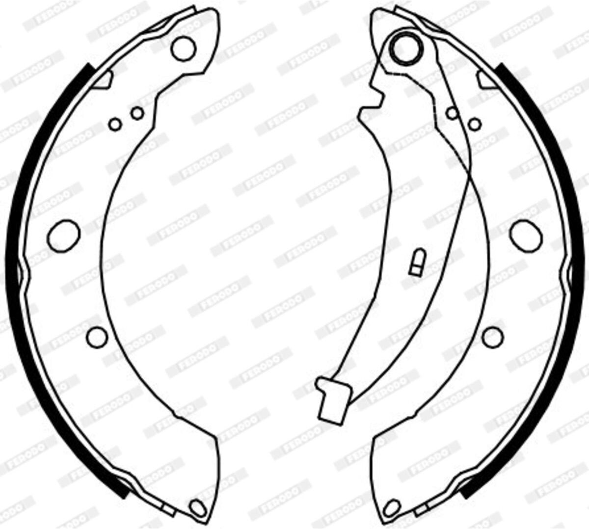 Bremsbackensatz FERODO FSB4074