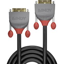 LINDY DVI Anschlusskabel DVI-D 24+1pol. Stecker, DVI-D 24+1pol. Stecker 5.00 m Schwarz 36224 DVI-Kabel