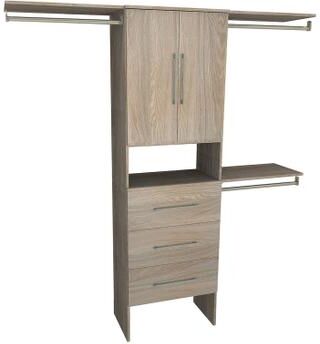 ClosetMaid SuiteSymphony Modern 3-Drawer 2-Door 25-Inch Tower Closet Organizer