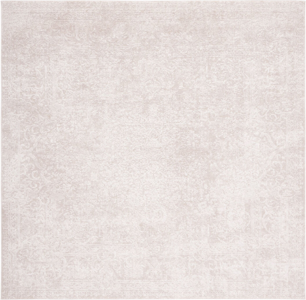 Latitude Vive Reflection Traditional Area Rug In Creme / Ivory Cream;Ivory Square 201 cm