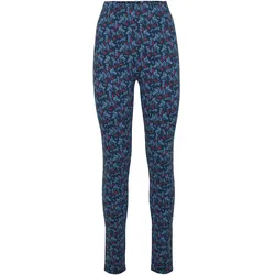 Tchibo - Kuschelige-Leggings - Damen - Gr. L - dunkelblau/print