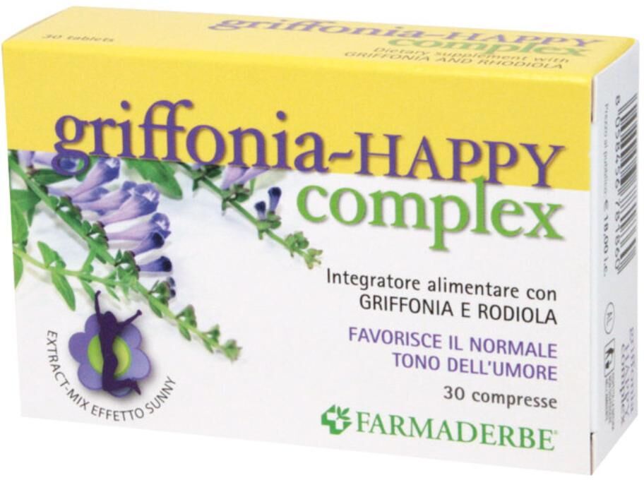 FARMADERBE Srl GRIFFONIA HAPPY COMPLEX 30 COMPRESSE