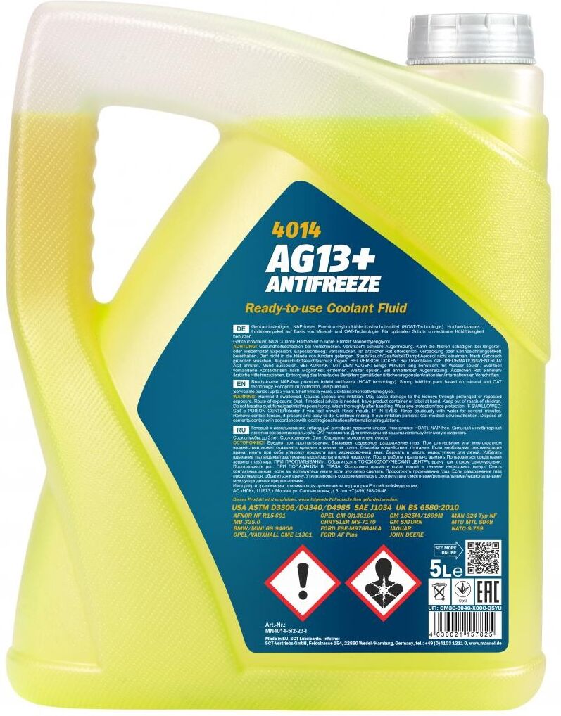 MANNOL MN4014-5 Antifreeze