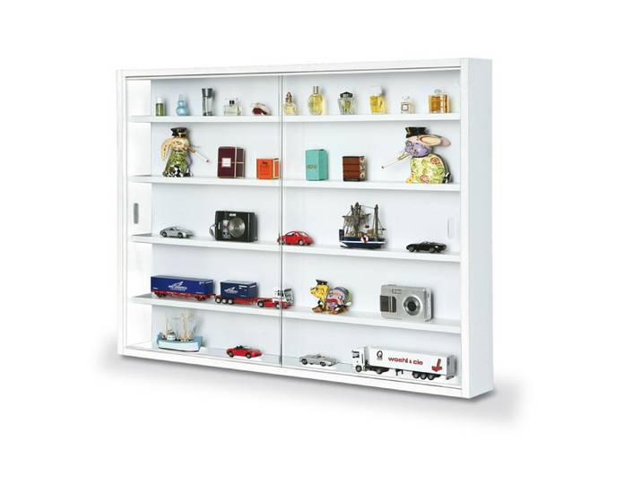 Inter Link Vitrine de collection COMPILATI Blanc