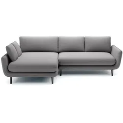 Ecksofa Solano Stoff Ash