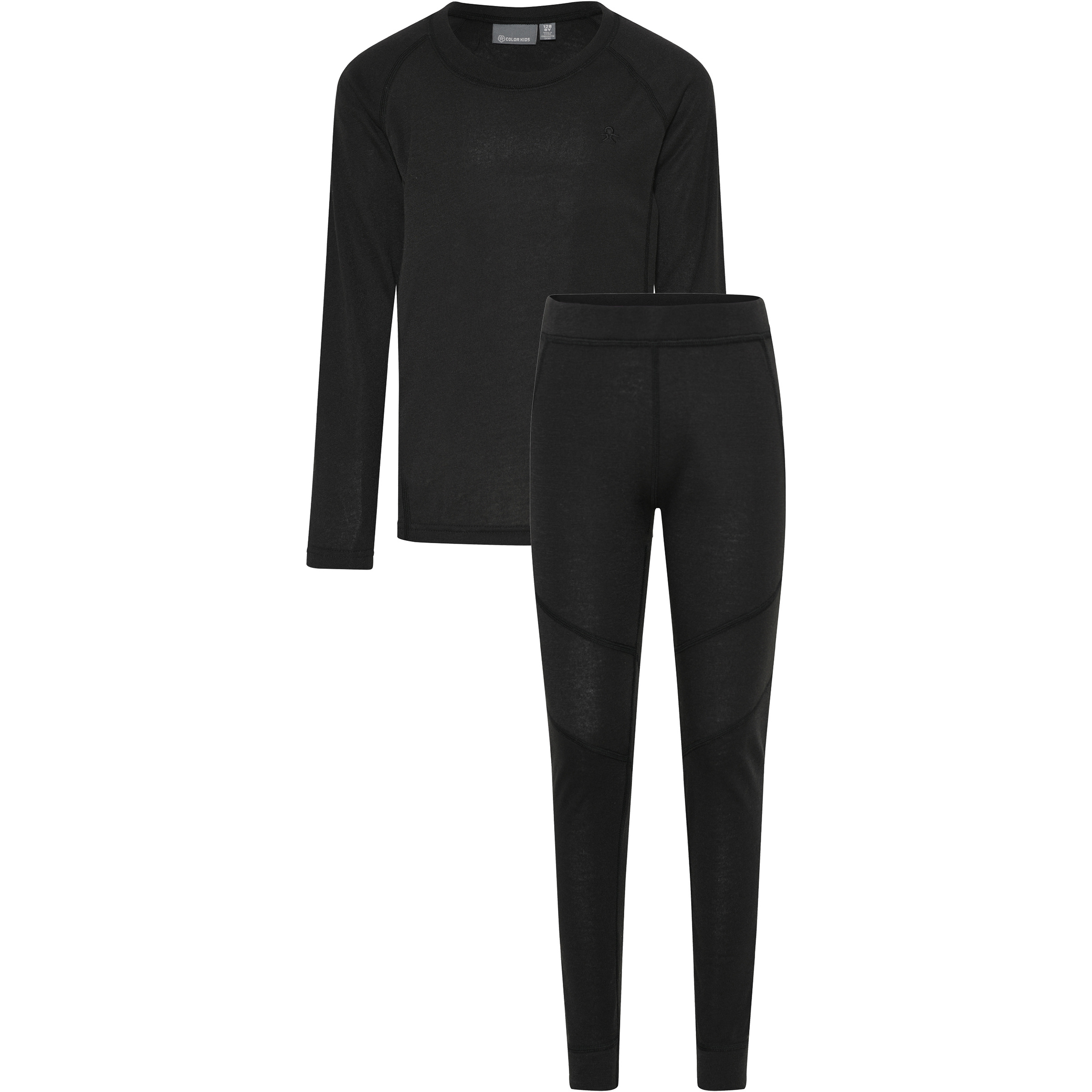 Color Kids Ski Unterwäsche Set Kinder Skiunterwäsche schwarz Größe 116 Lifestyle | Skifahren Elastisch