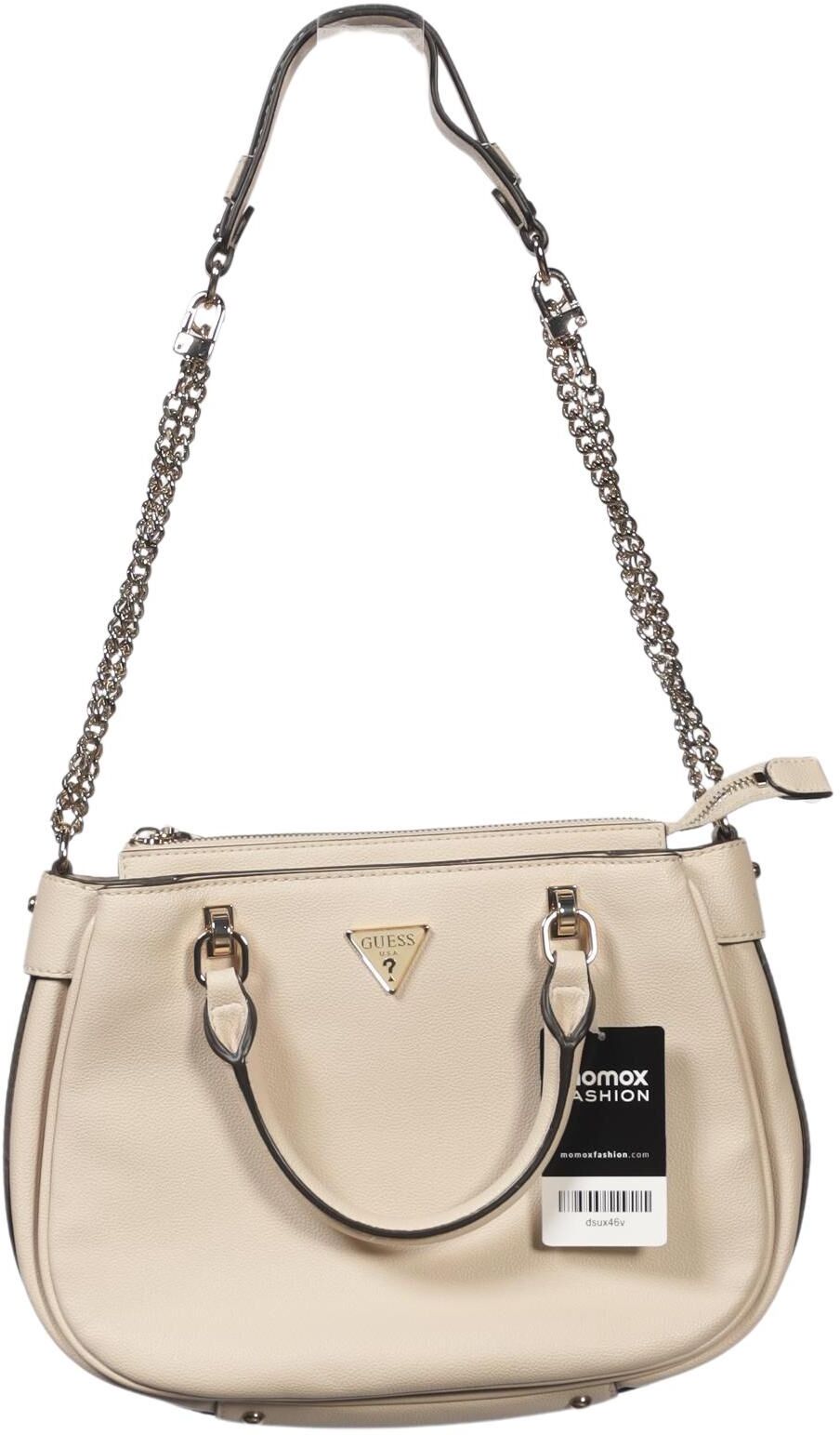 Guess Damen Handtasche gross, Beige, Kunstleder - Second Hand