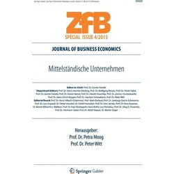 Mittelständische Unternehmen, Fachbücher von Peter Witt, Petra Moog