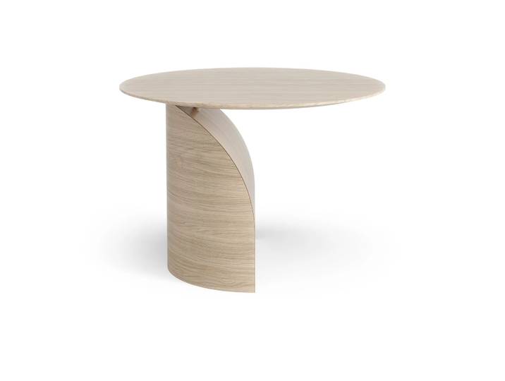 Swedese Savoa Tisch H45cm Eiche weiß pigmentiert