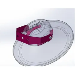 Synergy 21, Beleuchtung Zubehör, LED Spot Pendelleuchte UFO zub. Wandhalterung für UFO size M Bügel kurz