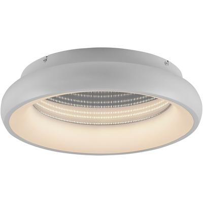 JUST LIGHT Deckenleuchte "SPECCIO", weiß, 2, Ø 46,7cm H: 10,2cm, 1 Stk., Leuchten, LED, separat steuerbar über FB, separat steuerbar (Schalter), Deckenleuchte