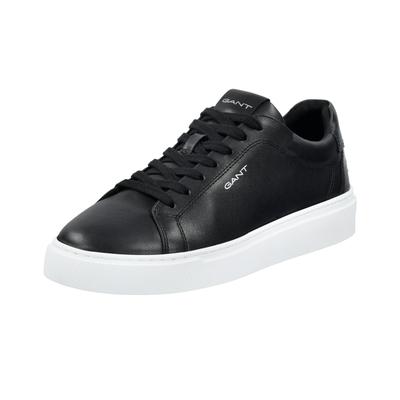 Sneaker GANT "MC JULIEN", Herren, Gr. 43, Textil, schwarz-weiß (schwarz, weiß), Leder, Schuhe Sneaker, Schnürschuh, Halbschuh in klassischer Optik