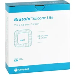 Biatain Silikon Lite Schaumverband 7,5x7,5 cm