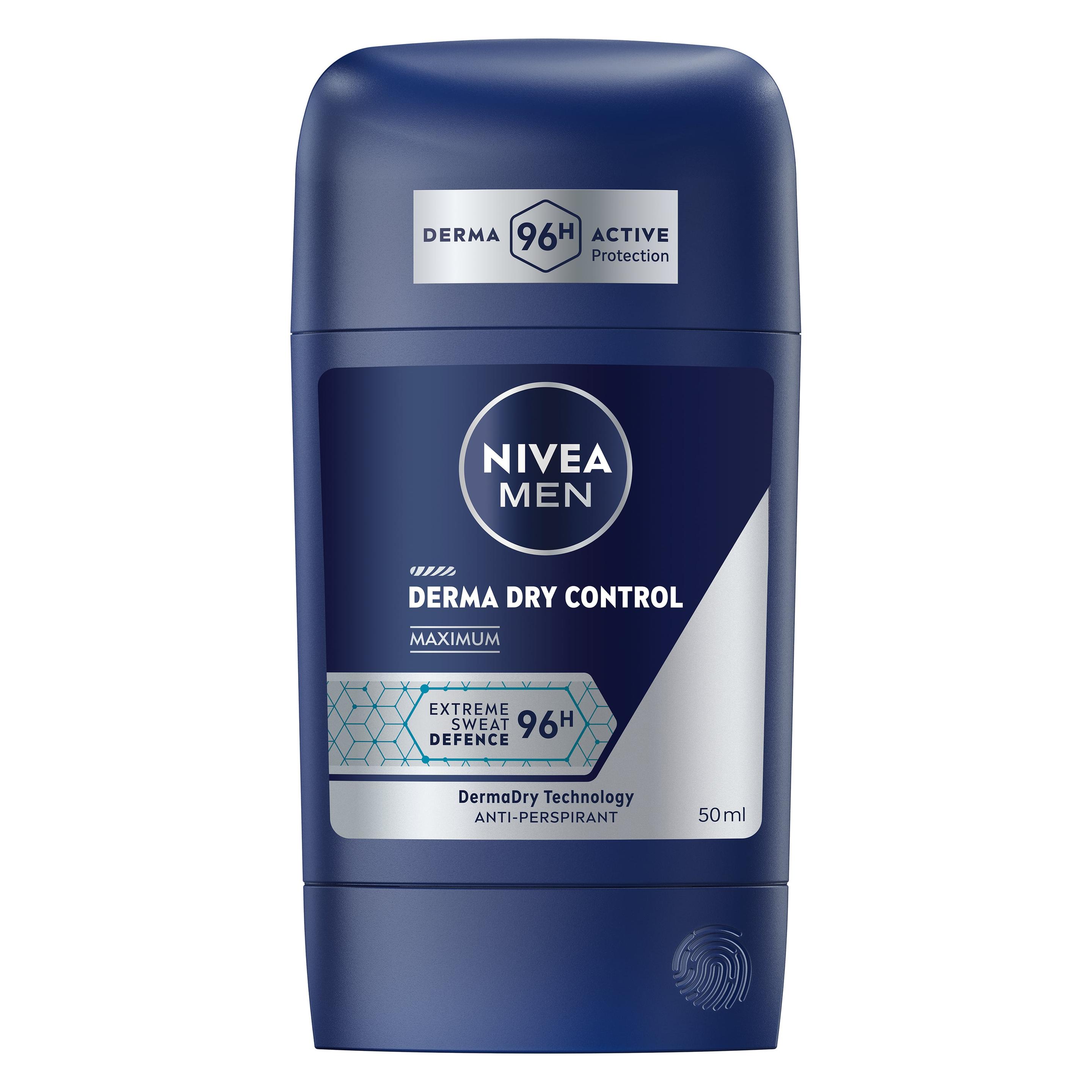 Nivea Derma Dry Control Stick Male (Roll-on, Stick, 50 ml) (4006000035284)