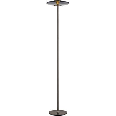 NEUHAUS PURE LED Stehlampe "PURE Vitrum", schwarz (platinfarben), 1, Ø 32cm H: 180cm, 1 Stk., Leuchten, Dimmbar über Touchdimmer, LED Stehlampe