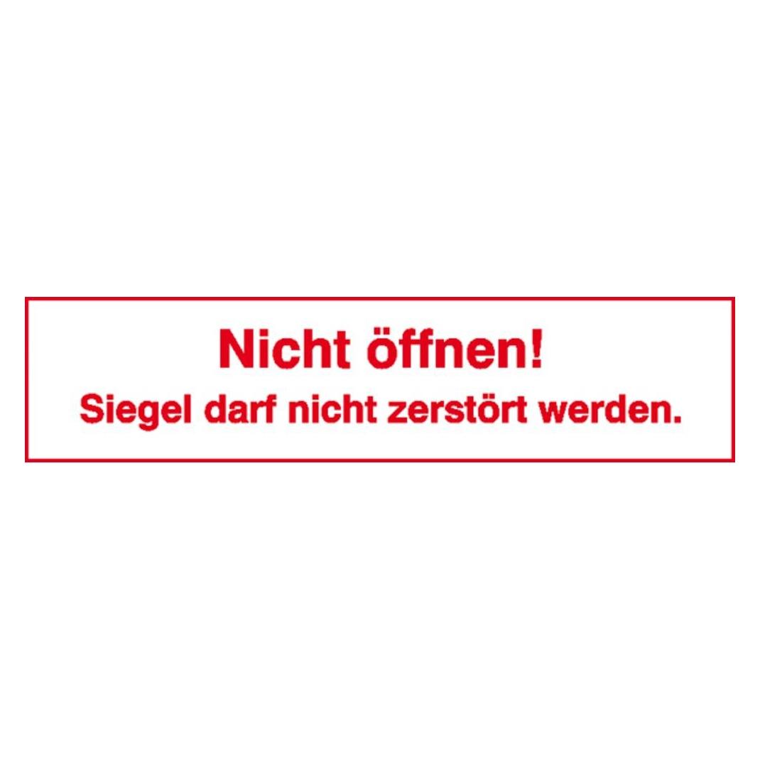 Wolk 30.0968 Hinweisschild Sicherheitssiegel Nichtöffnen! Siegel darf (30.0968)