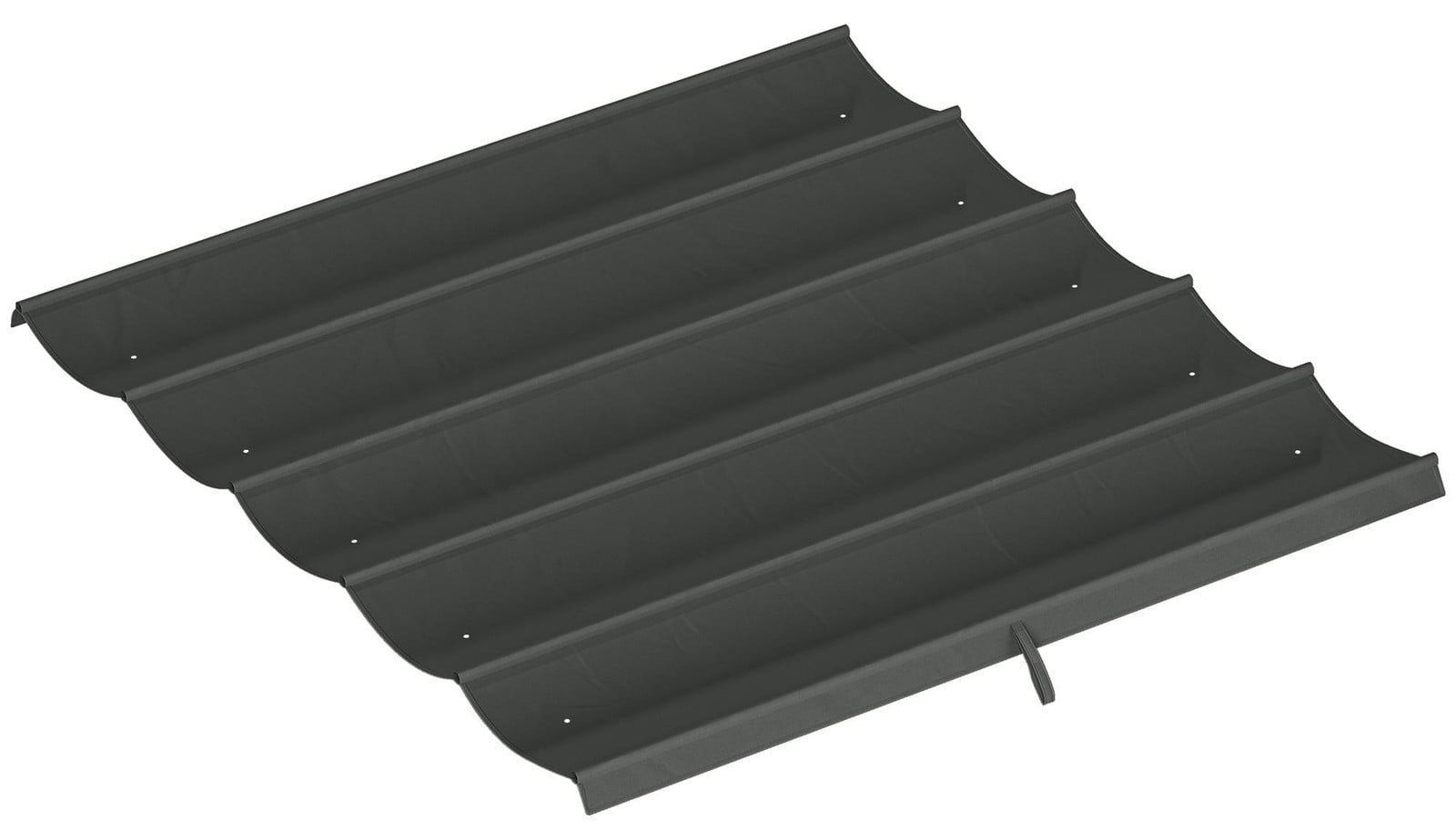 Outsunny vervangend dak voor pergola met afvoergaten, 2,5 x 2,55 m