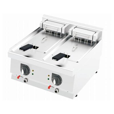 Elektro Doppel Fritteuse F6060E 12+12 Liter