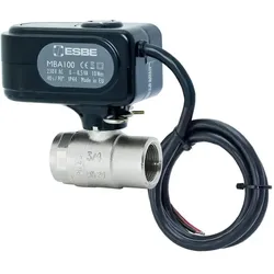 Esbe, Ventil, Motorkugelhahn MBA121 DN25 Kvs60, als 2 Wege Zonenventil, 230V, IG1"