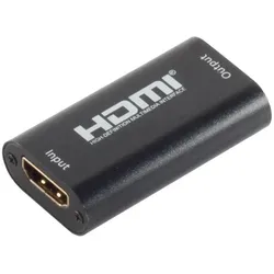 Shiverpeaks PROFESSIONAL HDMI Repeater, Reichweite: 40 m Signalverstärkung: bis 40 m, über HDMI Kabel mit AWG24 (40 m), Videokabel, Schwarz