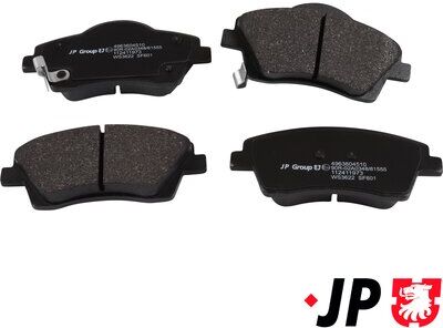 Jp Group Bremsbelagsatz, Scheibenbremse 4963604510 Vorderachse Für Volvo Rover Lynk & Co