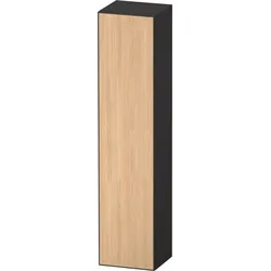 Duravit Zencha Hochschrank, 400x360x1760 mm, eine Tür, Anschlag links, ZE1352L30800000, Farbe: Front: Eiche Natur/Korpus: Graphit supermatt