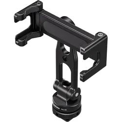 Leofoto FA-18 Smartphonehalter für Blitzschuh (Stativ Schnellwechselplatte), Stativ Zubehör, Schwarz