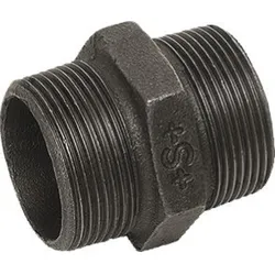 Doppelnippel TG Nr. 280 schwarz AG 1/2