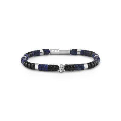 Armkette PHILIPP PLEIN "Armband", blau (1402, blauschwarz), Armbänder, Herren, Armkette