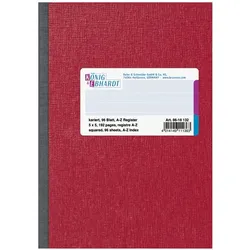 Baier & Schneider, Heft + Block, Registerbuch (A6, Kariert)