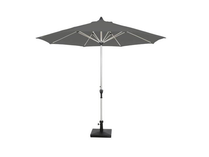 Gardenson Sonnenschirm, Anthrazit, Metall, Textil, Sonnen- & Sichtschutz, Sonnenschirme, Sonnenschirme rund