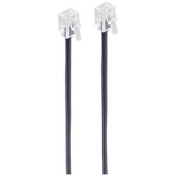 Shiverpeaks Western Anschlusskabel [1x RJ11-Stecker 6p4c - 1x RJ11-Stecker 6p4c] 6 m Schwarz BS70086