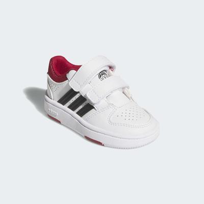Sneaker ADIDAS SPORTSWEAR "HOOPS CLASSIC", Mädchen, Gr. 25, weiß (ftwwht, tmvire, cschwarz), Synthetik, Schuhe Sneaker