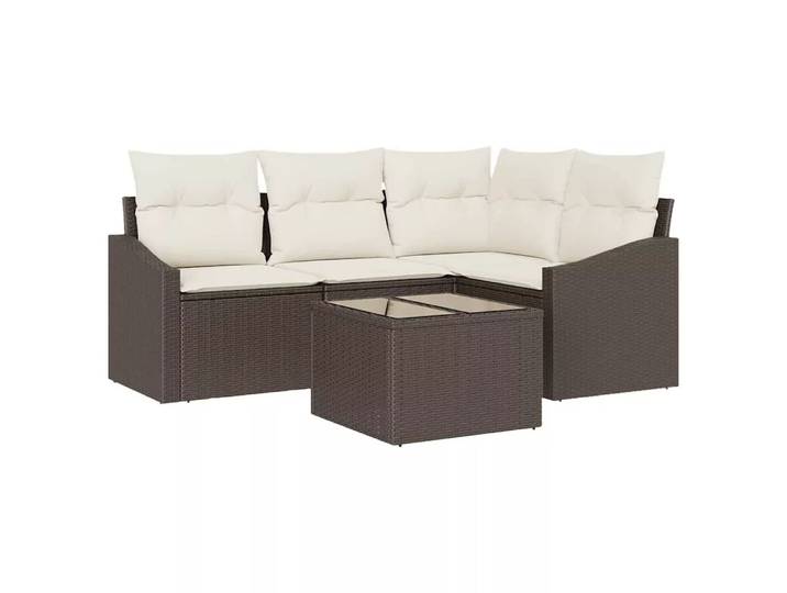 VidaXL - Sitzgruppe für den outdoor poly-rattan, One Size, Multicolor