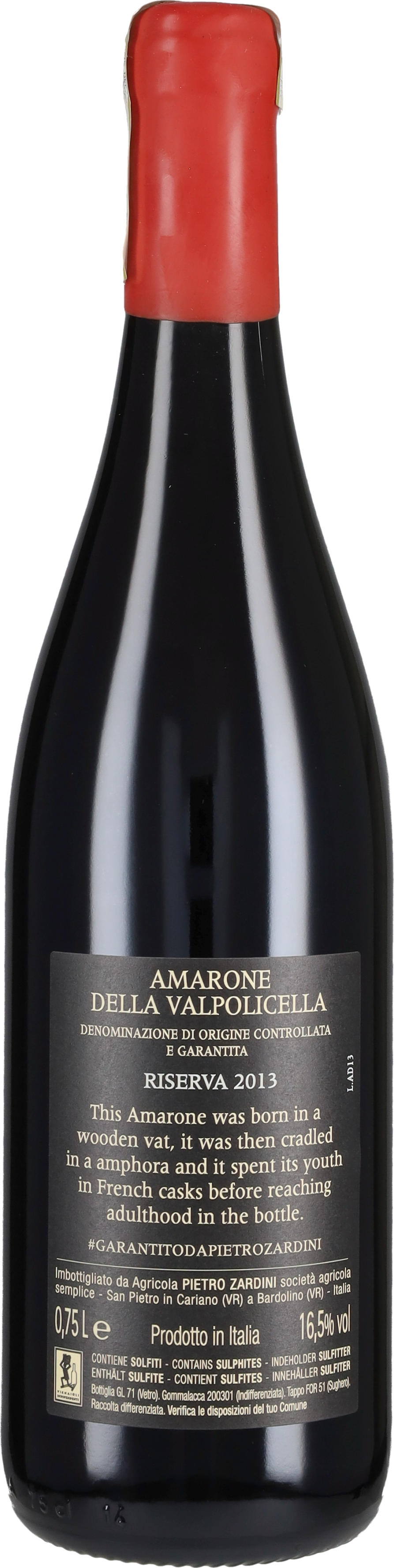 Zardini Pietro Amarone della Valpolicella Riserva 'Decem' Pietro Zardini 2013