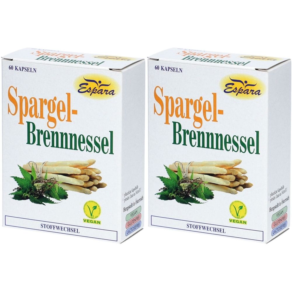 SPARGEL-BRENNESSEL-Kapseln 2x 2x60 St Kapseln